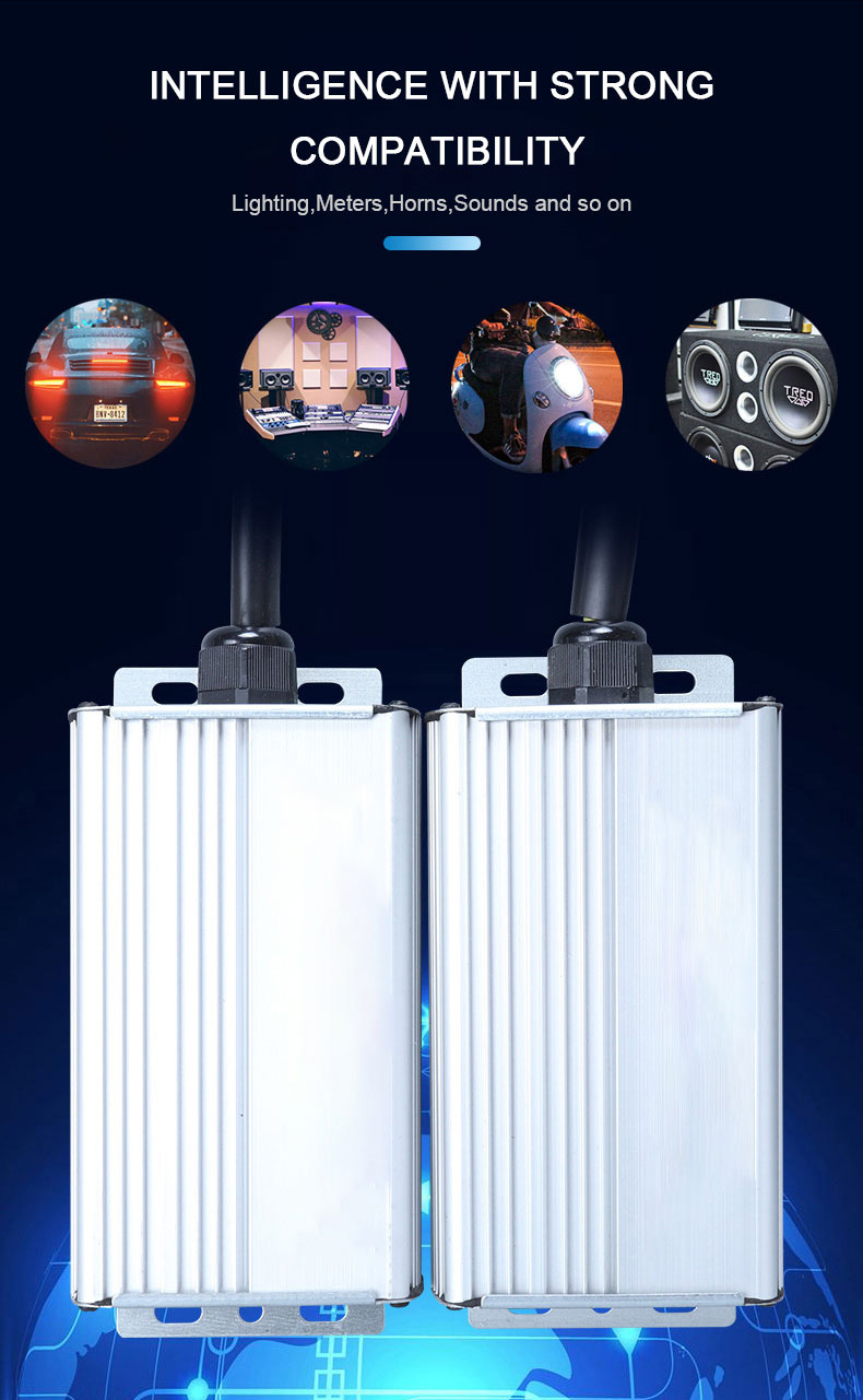 DC40-135 to DC12V 10A 120W Isolated Dc-dc Converter Aluminum Waterproof