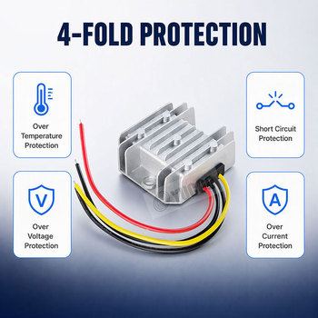 For Trucks Bus Motor LED Buck Converter 48 Volt to 12 Volt 10A 120W DC DC Module