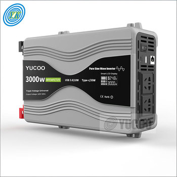 48V 60V 72V Auto Detect 3000W Pure Sine Wave Power Inverter