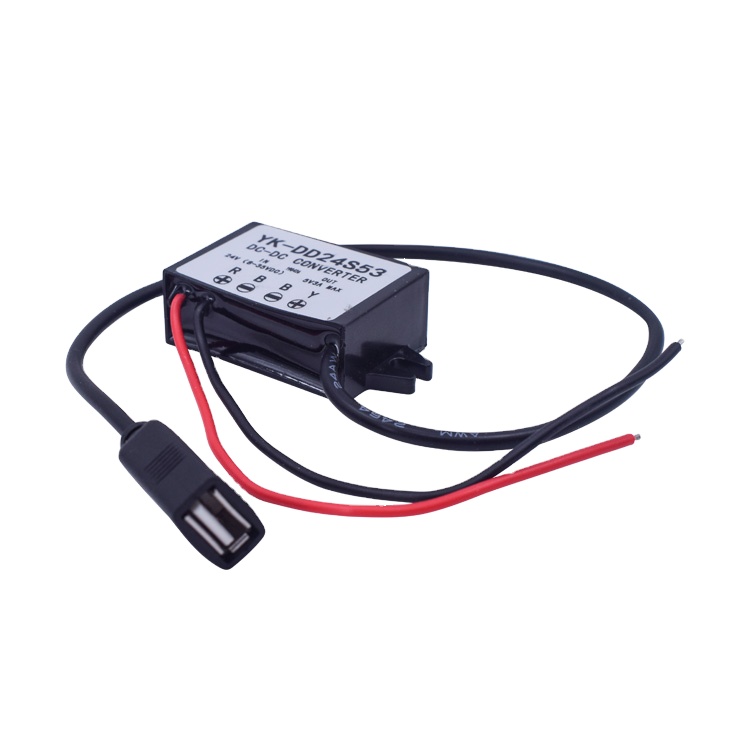 YUCOO Micro Step up Usb Type Waterproof IP67 24V to 12v 3A 36W