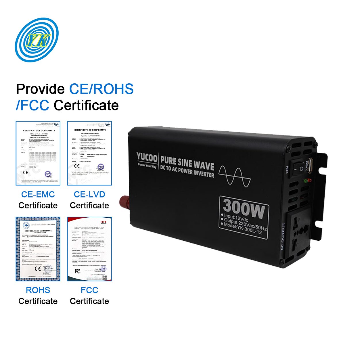 Portable Pure Sine Wave Off Grid Inverter for RV and Home Use